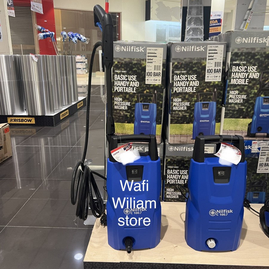 Nilfisk High Pressure Jet Cleaner C100.7/Mesin Steam Cuci Mobil