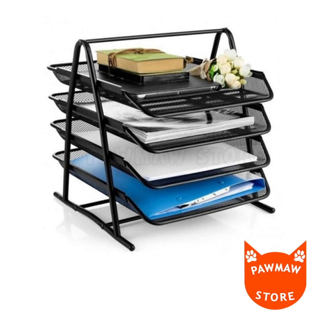 Rak Kertas Surat Letter Tray Besi Susun 3