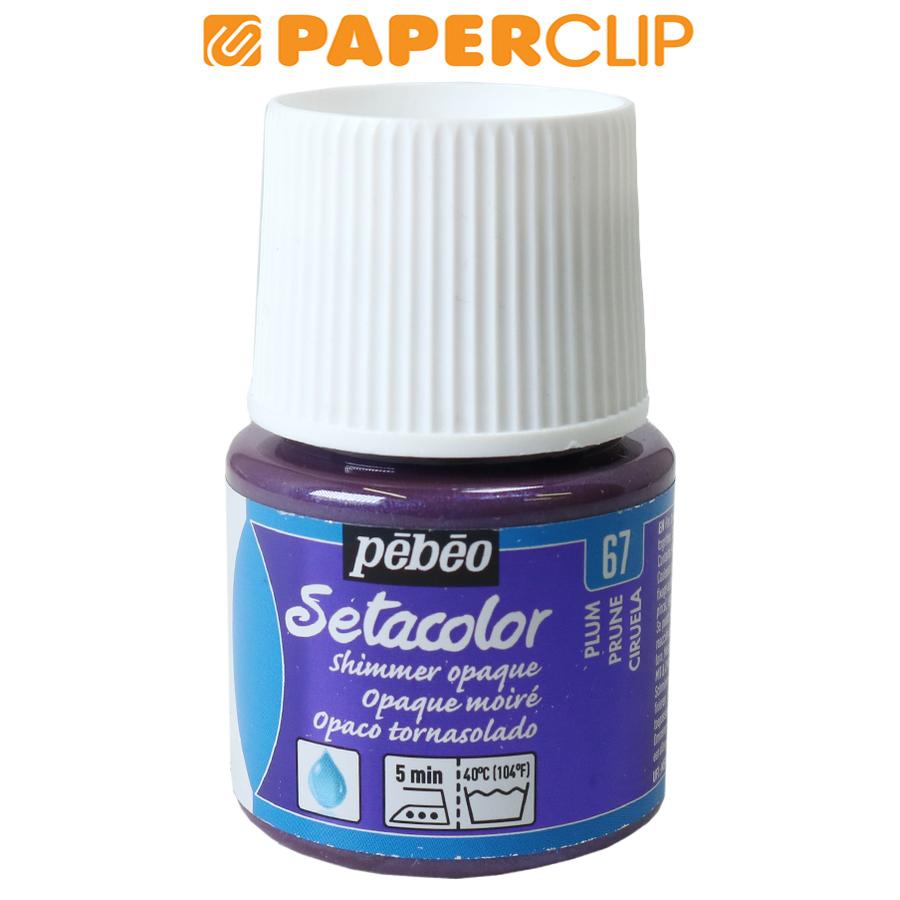 

CAT WARNA KAIN / PEBEO SETACOLOR SHIMMER OPAQUE FABRIC PAINT 45ML PLUM