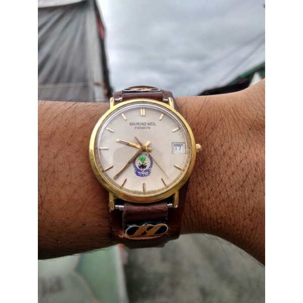 Jam Tangan Raymond Weil Geneve Gold Plated 18k sudah murah boskuh