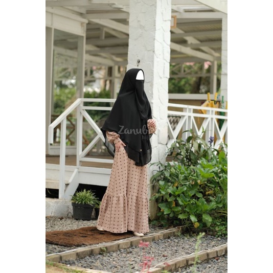 Dots Two tone Zanuba Gamis