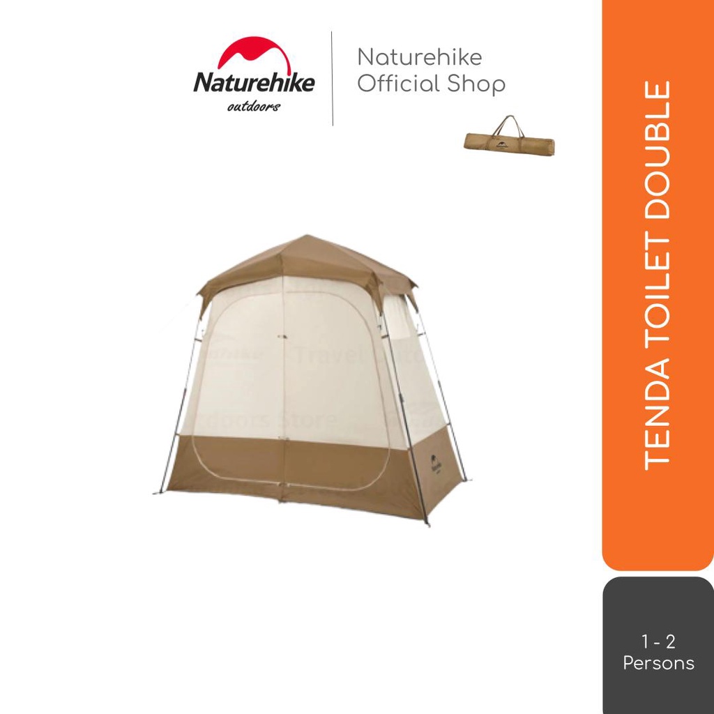 TENDA TOILET DOUBLE SHOWER MANDI PORTABLE CAMPING NATUREHIKE NH22ZP006