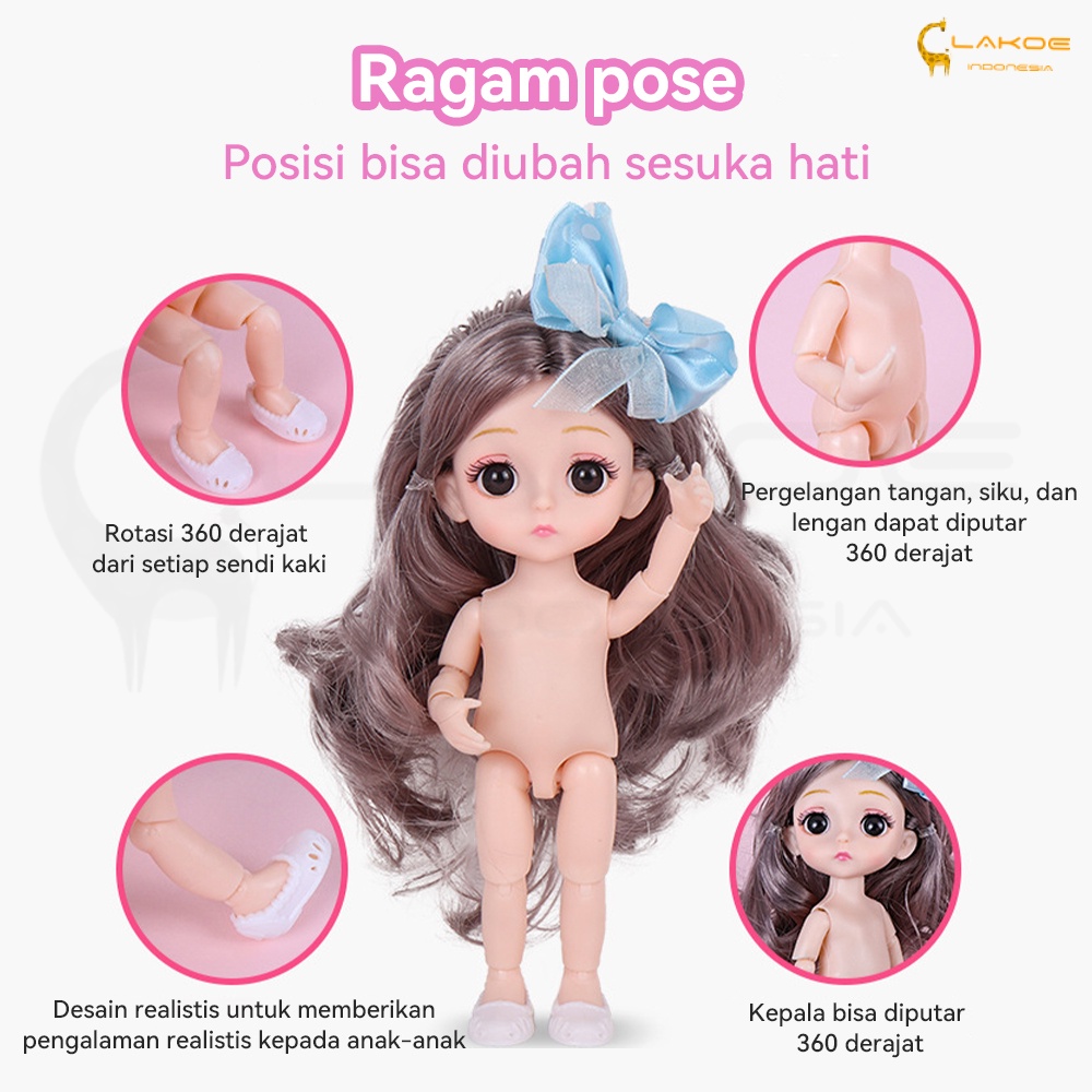 Mainan Boneka Princess yuna Bjd Doll Mainan anak perempuan