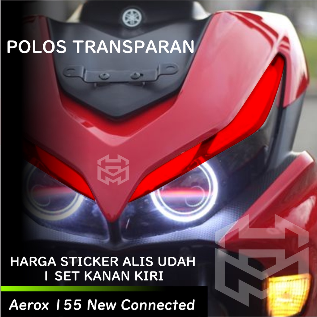 STICKER TRANSPARAN ALIS POLOS AEROX 155 NEW CONNECTED
