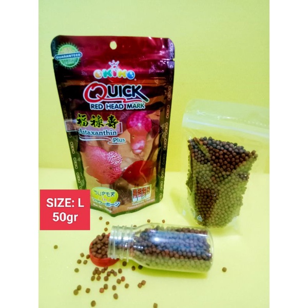 OKIKO QUICK RED HEAD MARK LOUHAN REPACK 10/20/50gr MURAH