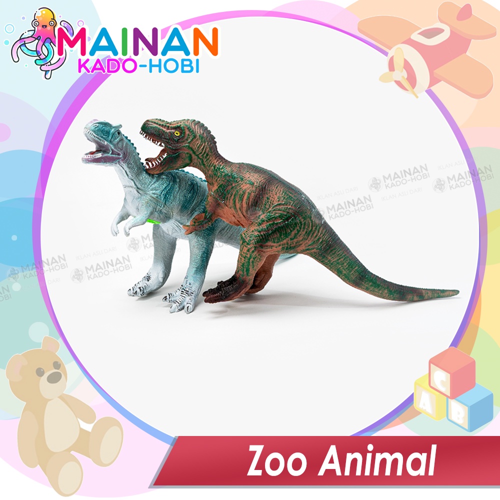 HADIAH BIRTHDAY GIFT MAINAN ANAK LAKI MINIATUR ZOO ANIMAL DINOSAURUS