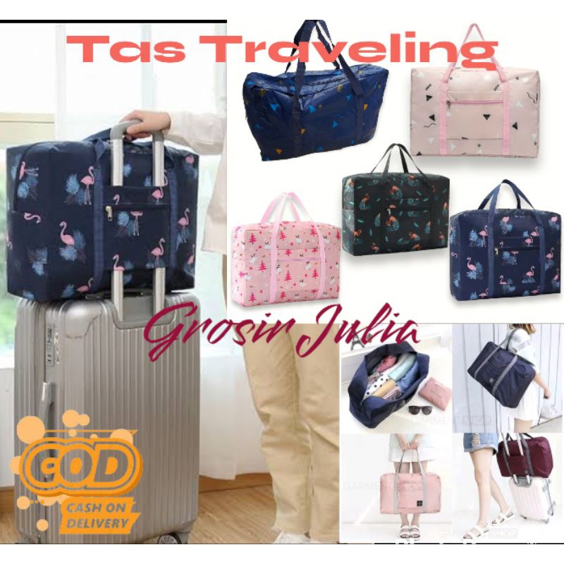 Tas Travel Lipat Besar Hand Carry Bag Waterproof Fold Bag