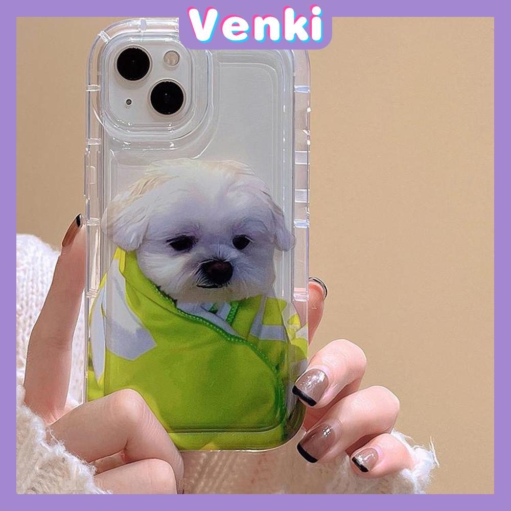 Case For iPhone 14 Pro Max TPU Soft Jelly Airbag Clear Case Cute Cartoon Dog Camera Protection Shockproof For iPhone 14 13 12 11 Plus Pro Max 7 Plus X XR