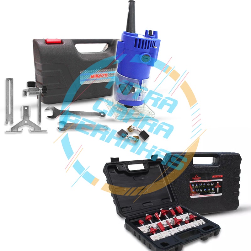 (BISA COD) PAKET TUKANG KAYU !! Mesin Propil Kayu Wood Trimmer Mailtank SH134 / KAIROS Router Ukir List Kayu Murah Berkualitas ORIGINAL + 1 SET MATA PROFIL