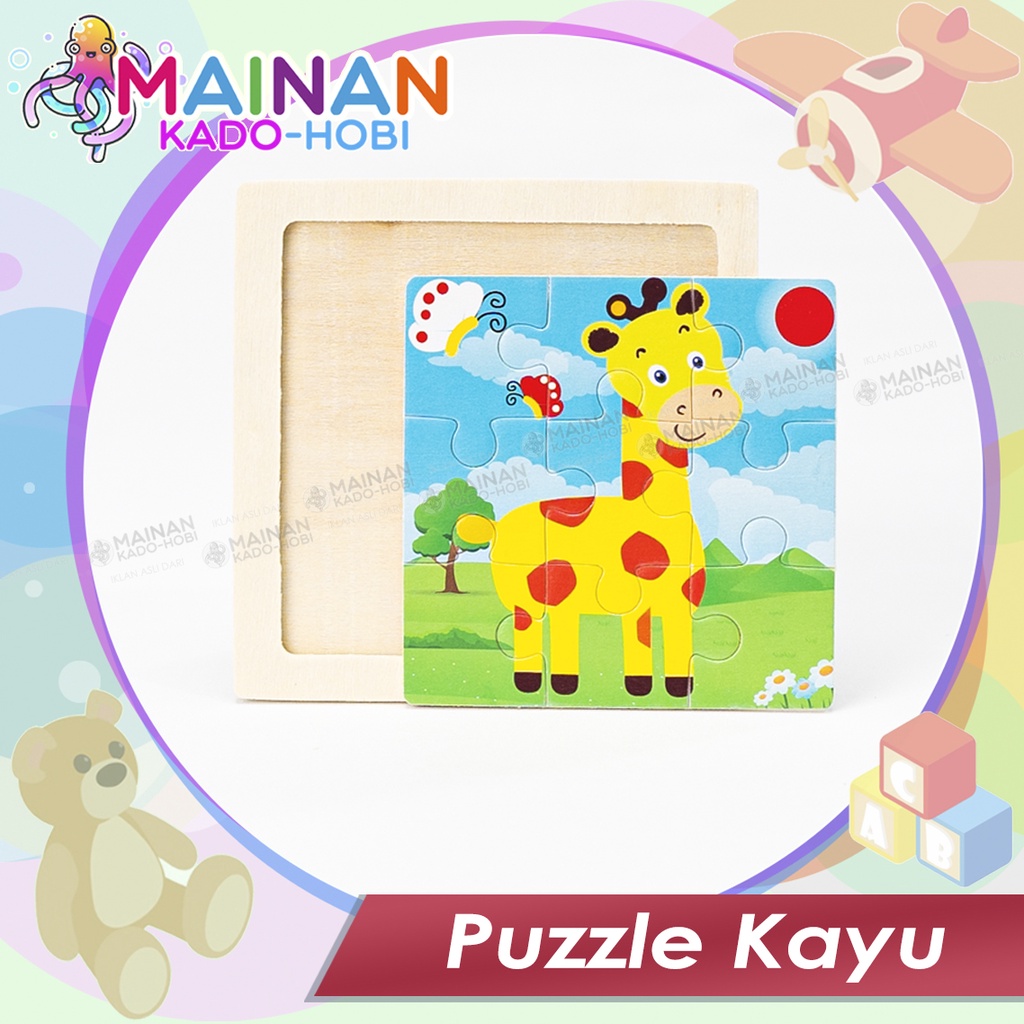 MAINAN PUZZLE DIY ANAK MELATIH KREATIFITAS MOTORIK MONTESSORI ANAK