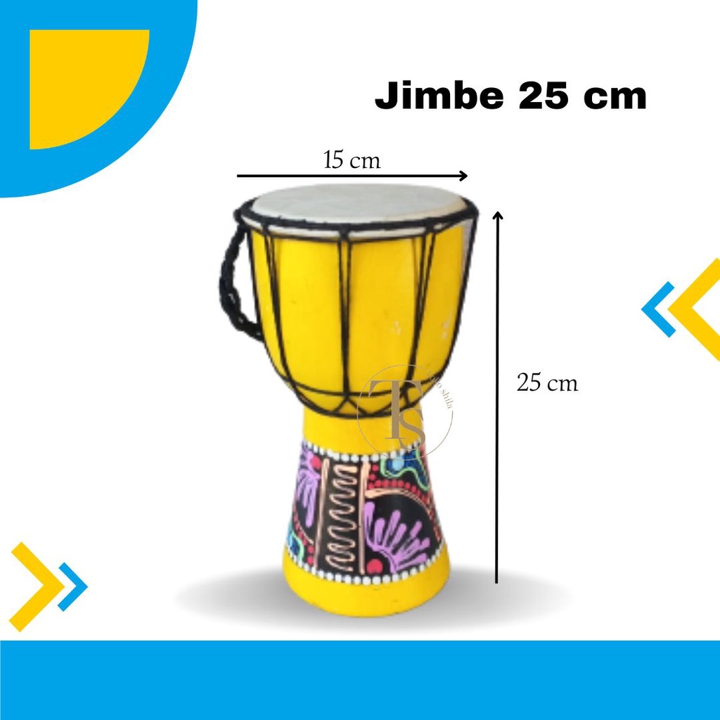 Alat Musik Tradisional Jimbe uk 25 cm gendang anang ketipung alat musik rebana alat musik jawa