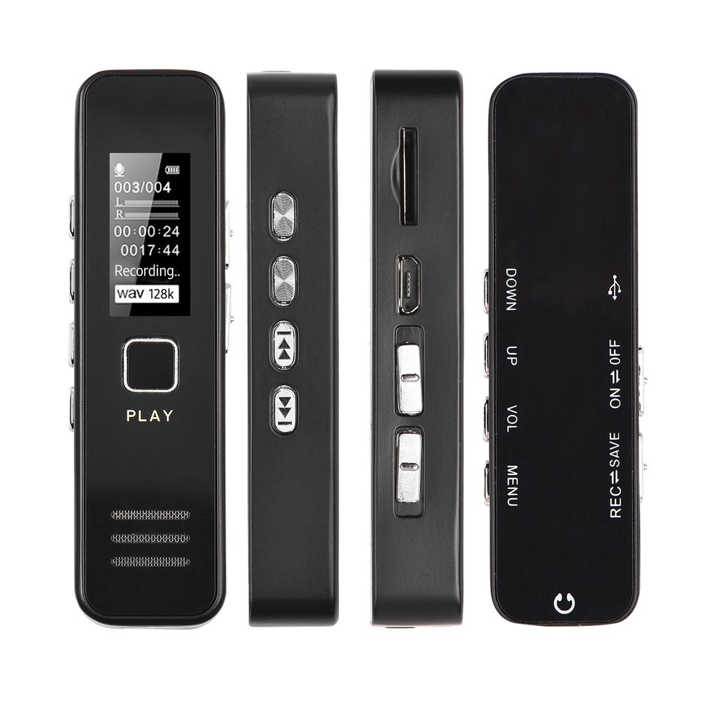 Voice Recorder Spy Recording Pen Recorder  Mp3 Player Perekam Suara Recorder Voice Kualitas Suara HD  Alat Perekam Suara Perekaman Otomatis