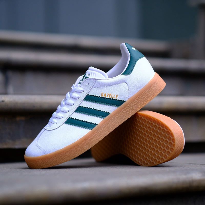 Adidas Gazelle Vintage &quot;White Green Gum&quot;