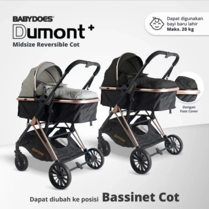 Kereta Dorong Babydoes Dumont+ Reversible seat / Stroller Bayi Babydoes