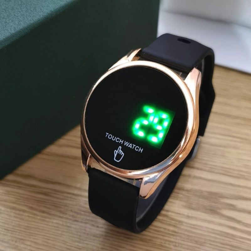 COD✅ Jam Tangan Digital Pria Wanita Led Watch Rubber Touch Watch Electronic Fashion Couple Anak Remaja    S1267