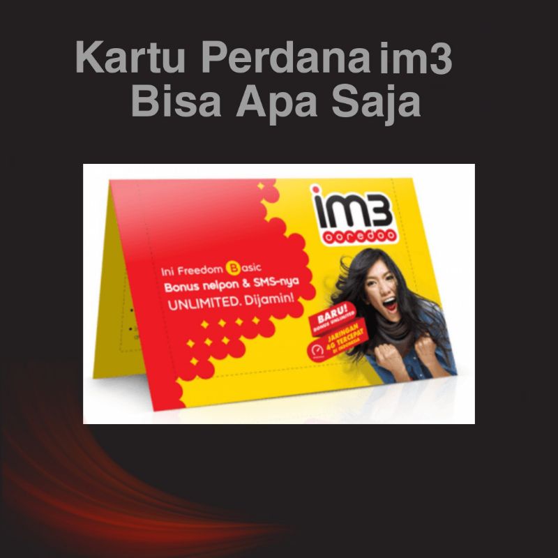 Kartu Perdana IM3 Termasuk Saldo Pulsa