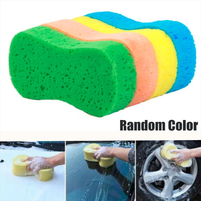 Spons Busa Cuci Motor &amp; Mobil - Wash Sponge Spon 8 Jumbo Besar