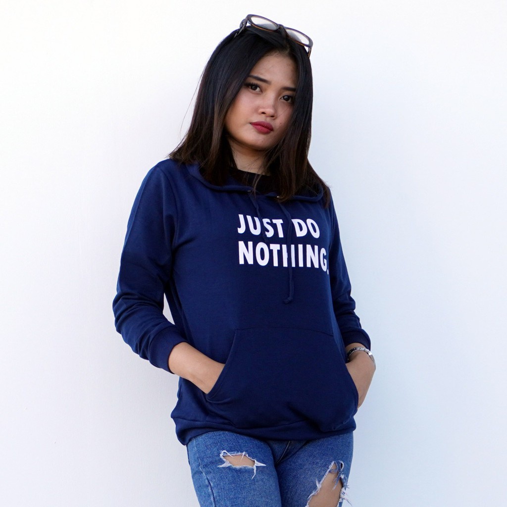 VS - Hoodie Fashion Just Do Nothing Babyterry Premium