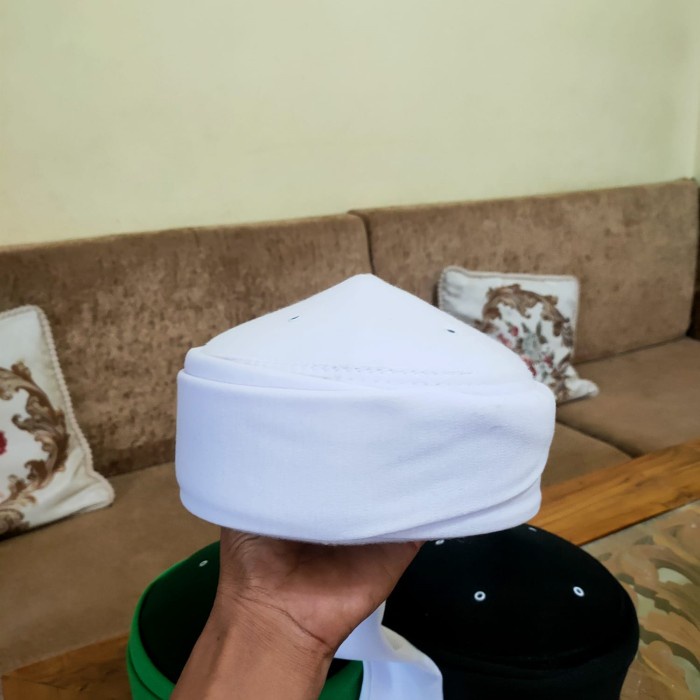 Termurah Peci Imamah Permanen Anak Sorban Imamah Permanen Siap Pakai - Putih, 1 (B6W1) Halus Turki S