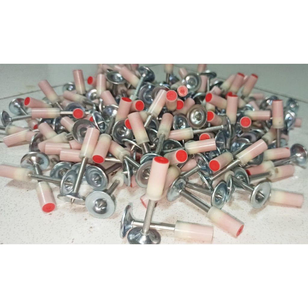 PAKU TEMBAK REFIL  200 PCS  Stampset Paku Washer Besar RingPaku  RAMSET BOSET