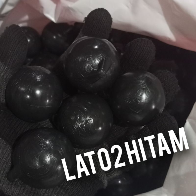 LATO LATO MOTIF HITAM POLOS MAINAN JADUL VIRAL
