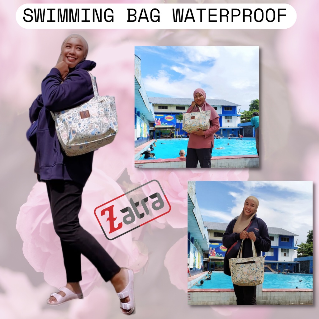 TAS WANITA TOTEBAG PREMIUM WATERPROOF JUMBO