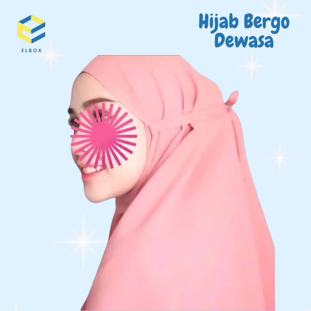 Hijab Bergo Dewasa / Kerudung Dewasa