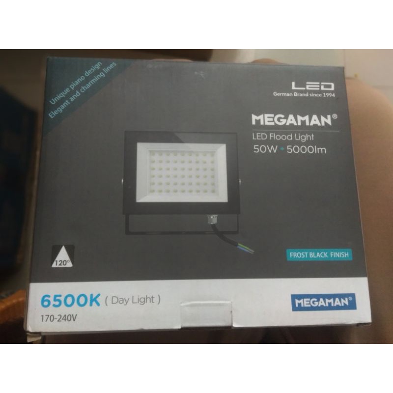 MEGAMAN LAMPU TEMBAK/ MEGAMAN LAMPU SOROT 50 WATT/ MEGAMAN LAMPU FLOODLIGHT