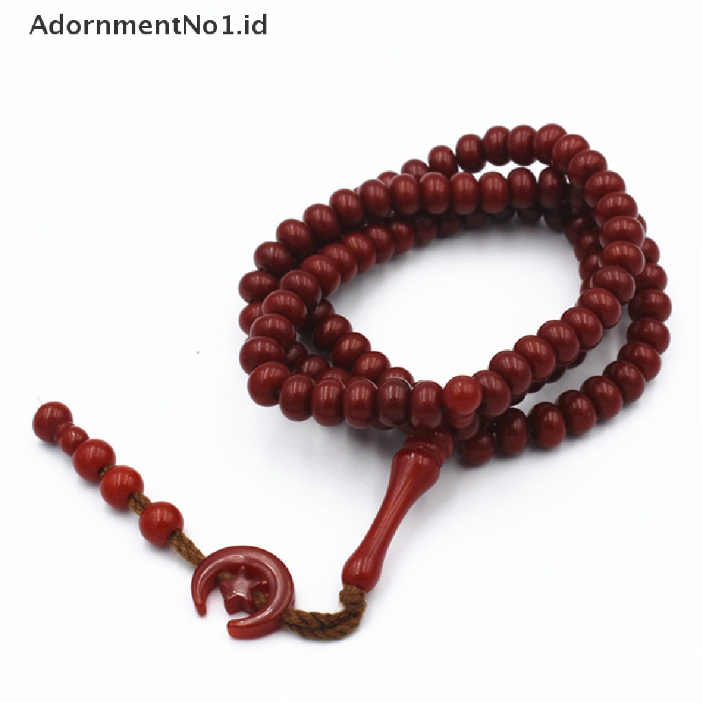 [AdornmentNo1] Gelang Ramadhan tasbih Muslim Islami Allah Aksesoris 99Beads Bracelet Gift [ID]