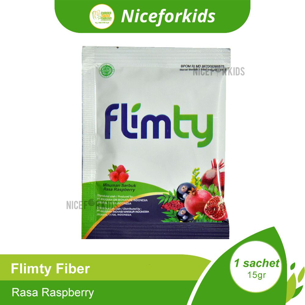 Flimty Fiber Detox sachet ecer suplemen pelangsing badan obat diet sehat alami fat burner eceran