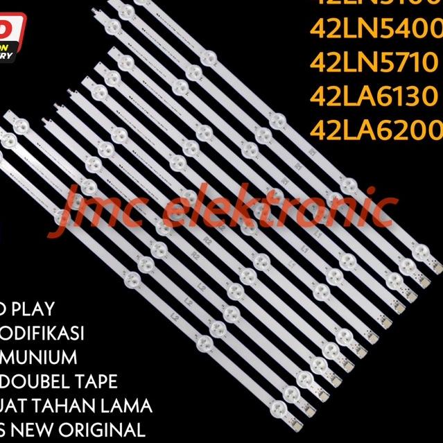 ✮ BACKLIGHT TV LED LG 42 INC 42LN5100 42LN5400 42LN5710 42LA6130 42LA6200 LAMPU BL LED INCH IN 42LN 