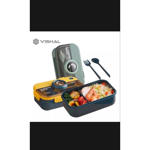 LUNCH BOX KOTAK MAKAN MICROWAVE BENTUK CAMER 1100 ML