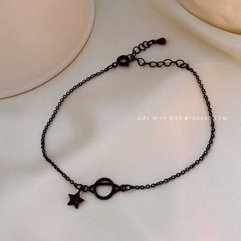 Murah❤️Gelang Planet Pelajar Sederhana Mewah Ringan Bintang Berujung Lima Gelang Segar Kecil Cocok untuk Semua