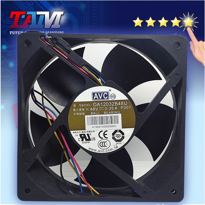 KIPAS DC 48V 12CM DC AVC KIPAS DC 48V 12CM DC AVC