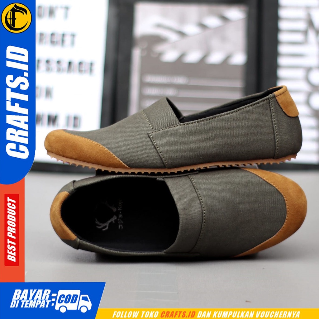 CRAFTS harden - Sepatu Casual Slip On Pria