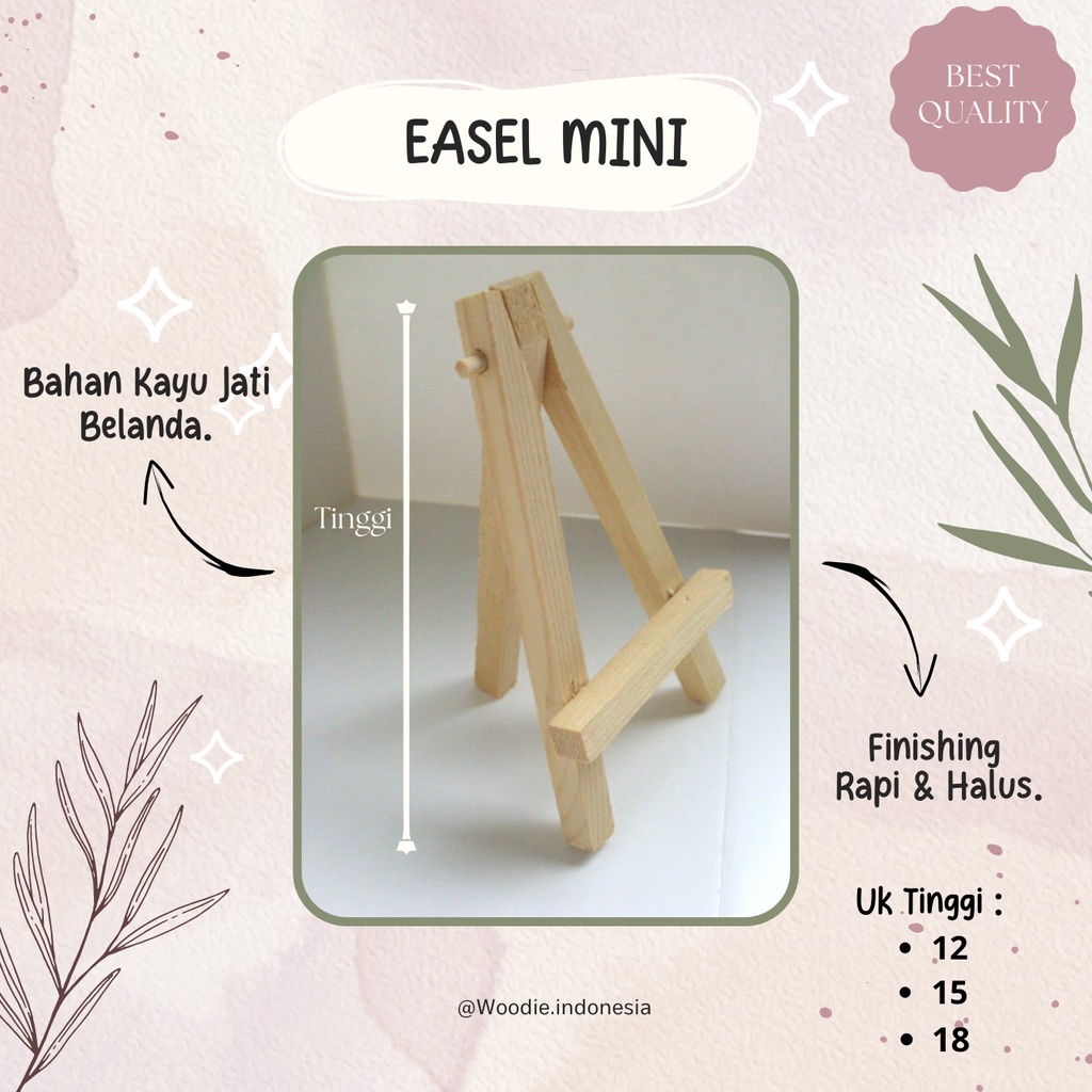 

Easel mini kayu mini wooden tripod stand canvas mini standing foto penyangga foto sandaran lukisan mini penyangga hp easel stand kayu mini stand akrilik standing foto tag holder stand akrilik terbaru terlaris termurah
