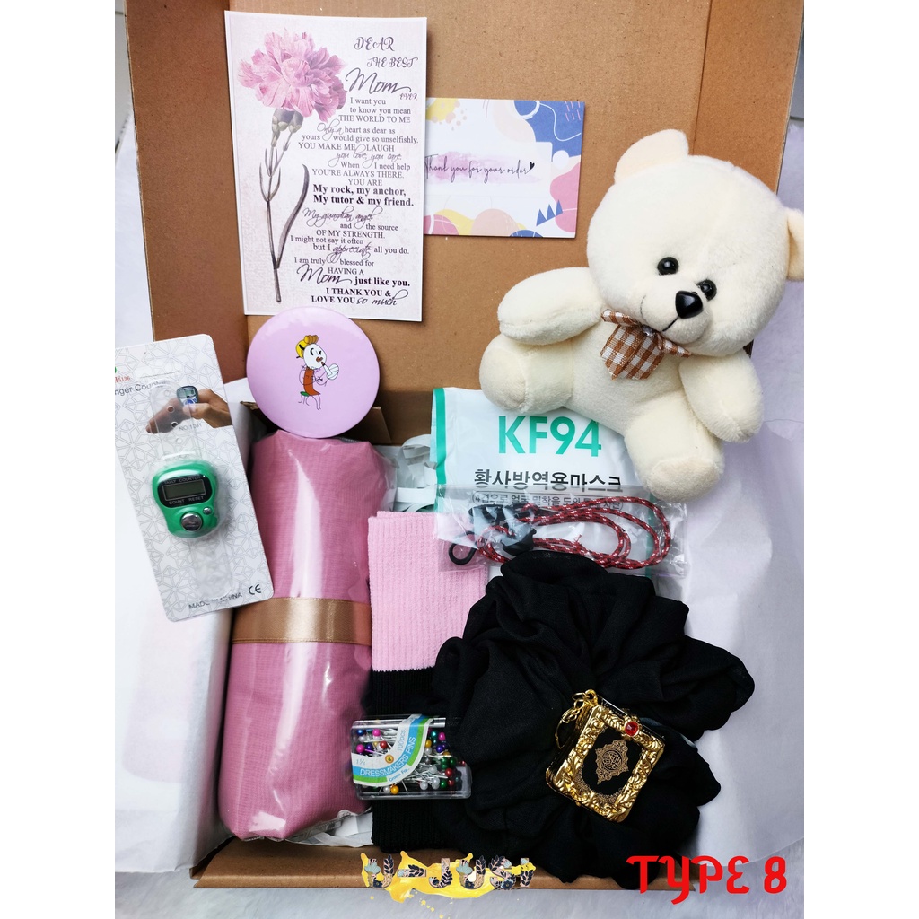 

kado ulang tahun / hampers wisuda / hampers hijab / hampers boneka / COD