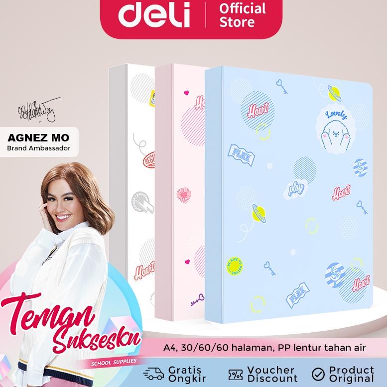

■»► Deli Display Book / Map File Dokumen A4 30/60/80 Halaman Warna Pastel 7267X 72495