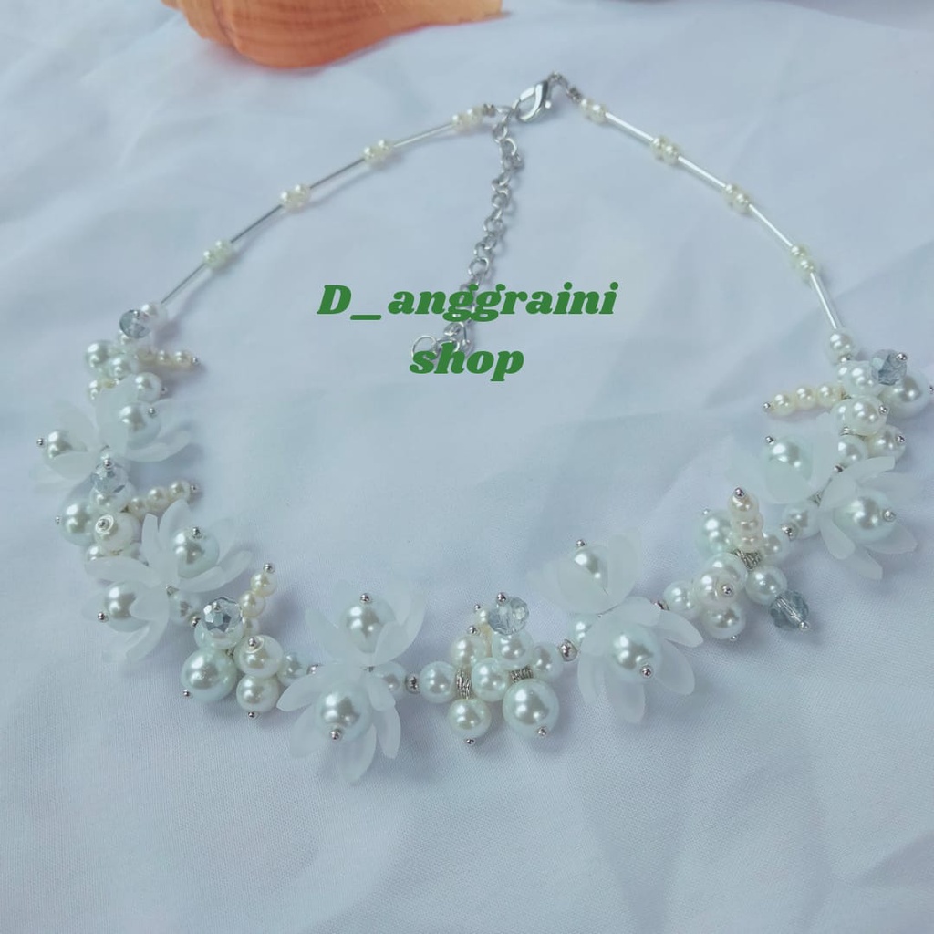 PREMIUM CRYSTAL BEADS NECKLACE, KALUNG MANIK MANIK, KALUNG HIJAB, KALUNG NON HIJAB, KALUNG KRISTAL