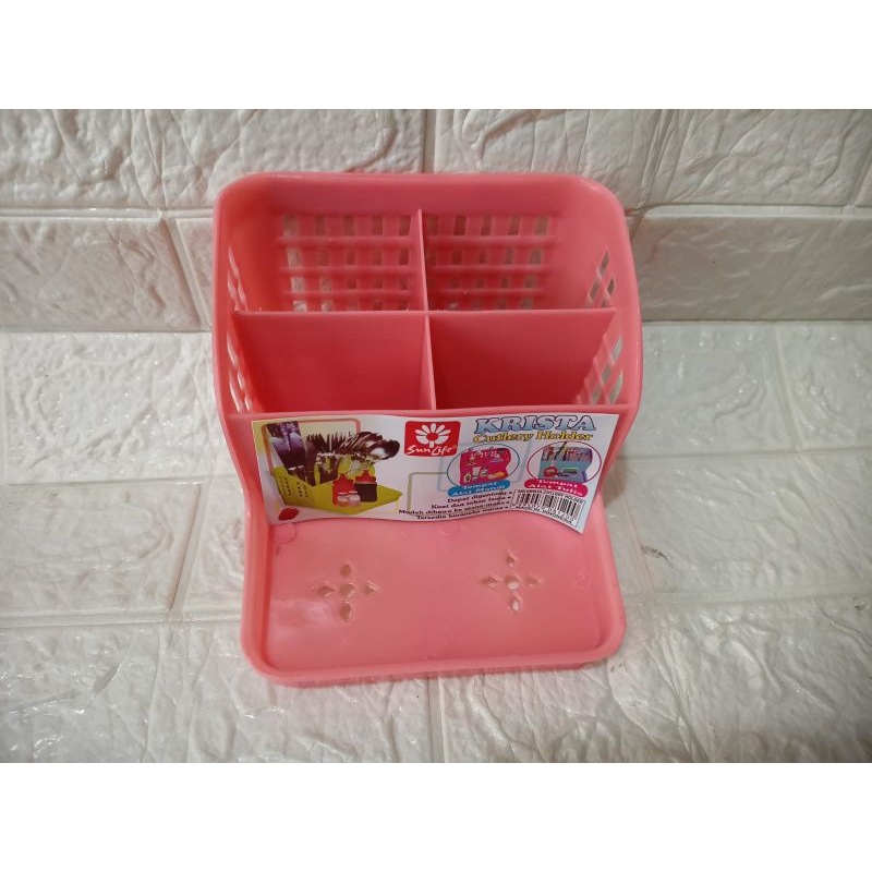 TEMPAT SENDOK GARPU KRISTA / TEMPAT ALAT TULIS  4 SEKAT