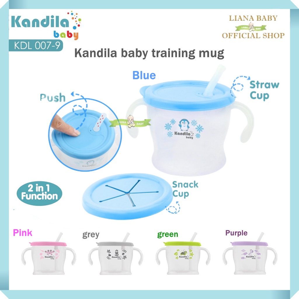 BOSU399 KANDILA BABY GELAS MINUM ANAK TRAINING MUG 300ml KDL007-9