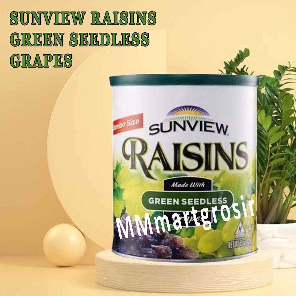 Sunview / Raisins / Manisan anggur hijau / Green Seedless/ Manisan / 425g