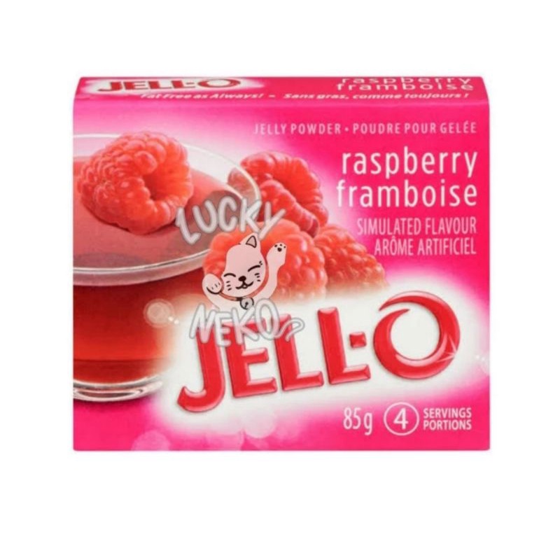 Jual JellO Gelatin Dessert Raspberry Jelly Powder / bahan jelly