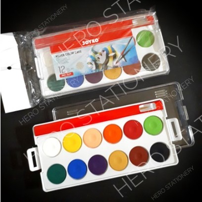 

TITI cat air water colors padat cake 12 warna WC-CAKE-12