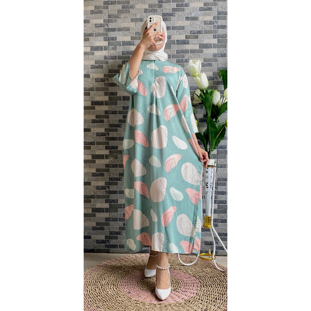 Daster Long Busui Kekinian/Daster Tangan 3/4/ Larossa Official