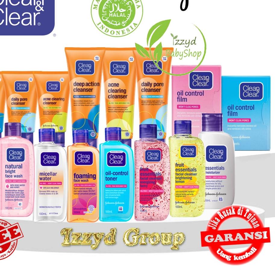SNA607 ❣️ Izzyd❣️ clean and clear CLEAN & CLEAR Facial Wash | Cleanser | Toner | Moisturizer | Micel