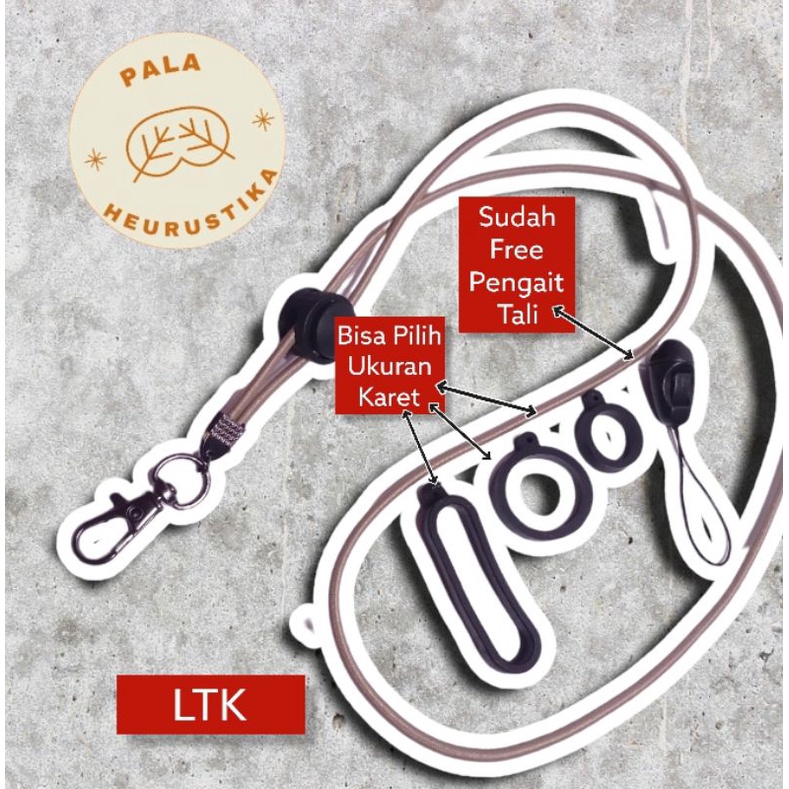 

Lanyard Gantungan Tali Id Card Kalung Oring Karet Pengait 13mm 20mm 40mm