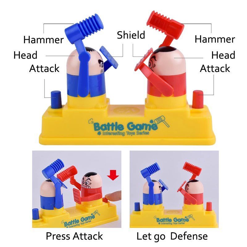 Hammering Contest Game Kecil Kemasan Kantong / Mainan Edukasi Anak Hammering Contest Game Versi Mini