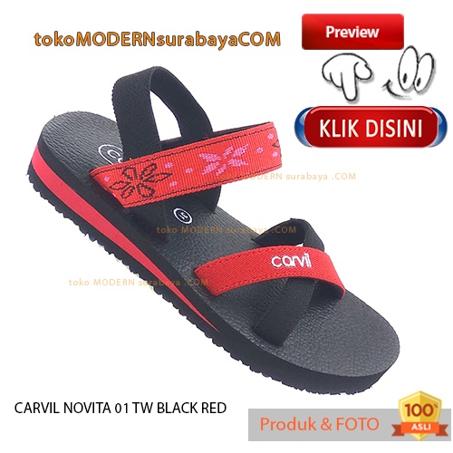 Sandal gunung anak perempuan sandal casual slide CARVIL NOVITA 01 TW