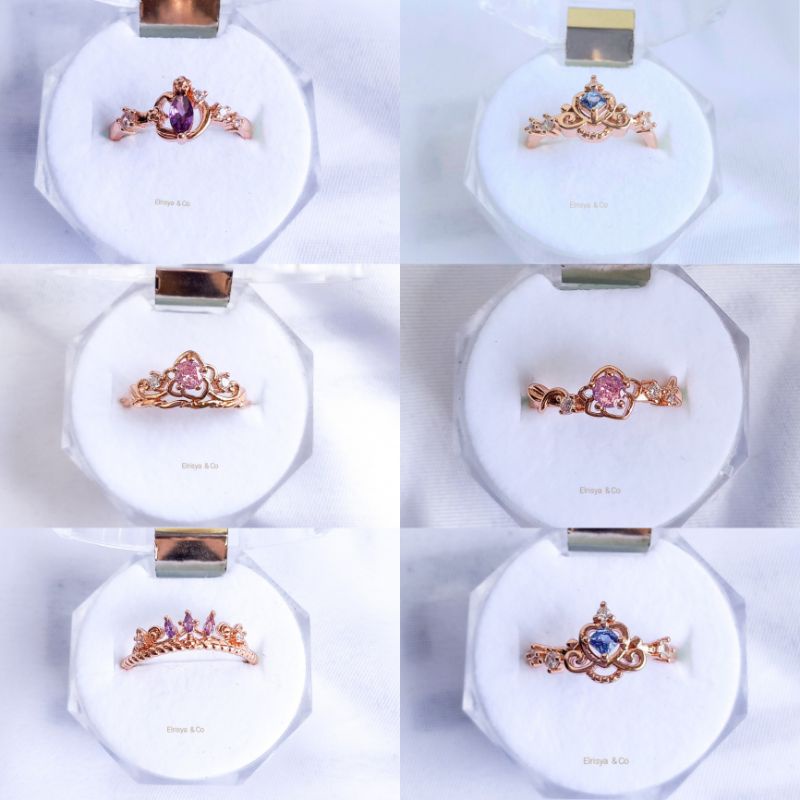 Disney Princess Ring Adjustable Cincin princess disney